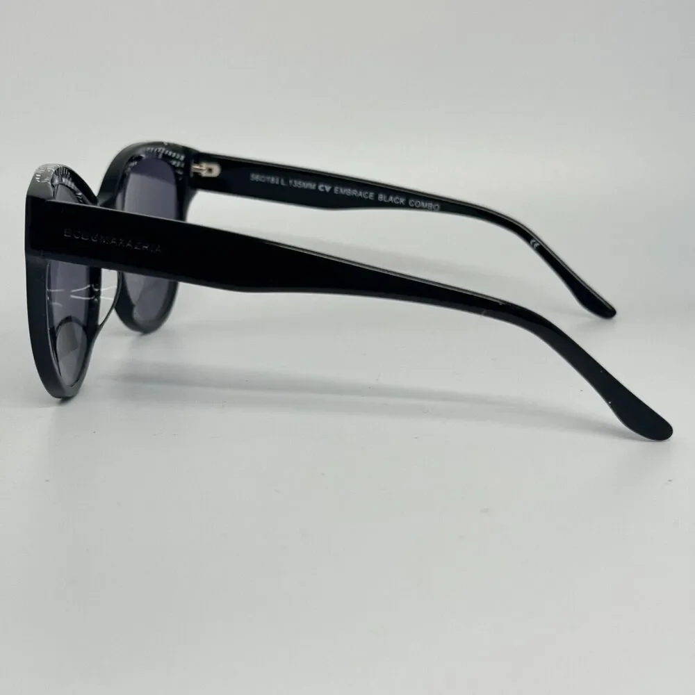 BCBGMAXAZRIA Embrace Black Combo Sunglasses Frame 53-18-130mm‎ H13537